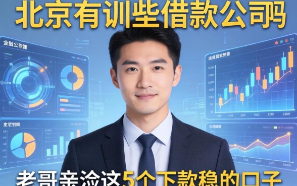 北京有哪些借款公司吗？老哥亲测这5个下款稳的口子