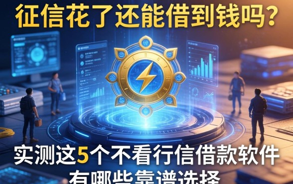 征信花了还能借到钱吗？实测这5个不看征信借款软件有哪些靠谱选择