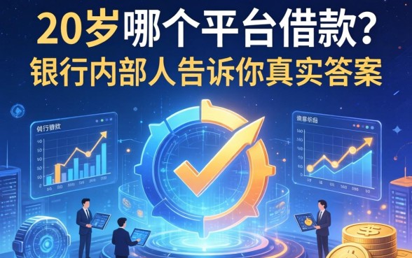20岁哪个平台借款？银行内部人告诉你真实答案