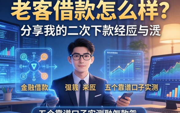 老客借款怎么样？分享我的二次下款经历与五个靠谱口子实测
