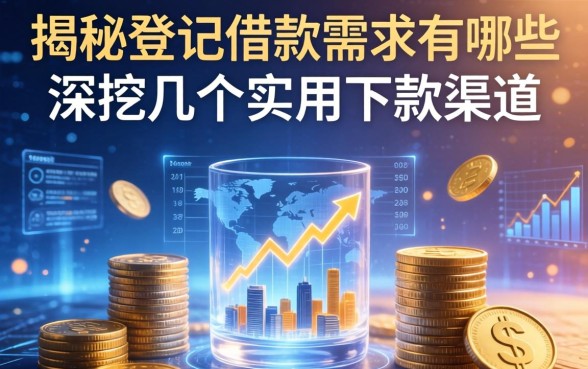 揭秘登记借款需求有哪些，深挖几个实用的下款渠道