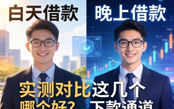 白天借款和晚上借款哪个好？实测对比这几个下款通道
