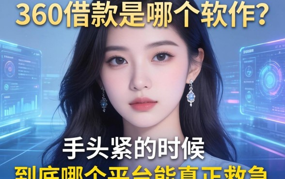 360借款是哪个软件？手头紧的时候，到底哪个平台能真正救急？