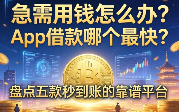 急需用钱怎么办？app借款哪个最快？盘点五款秒到账的靠谱平台