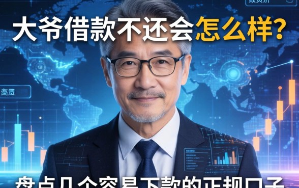 大爷借款不还会怎么样？盘点几个容易下款的正规口子