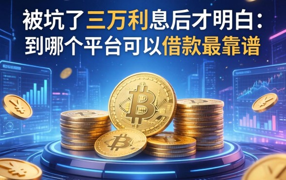 被坑了三万利息后才明白：到哪个平台可以借款最靠谱