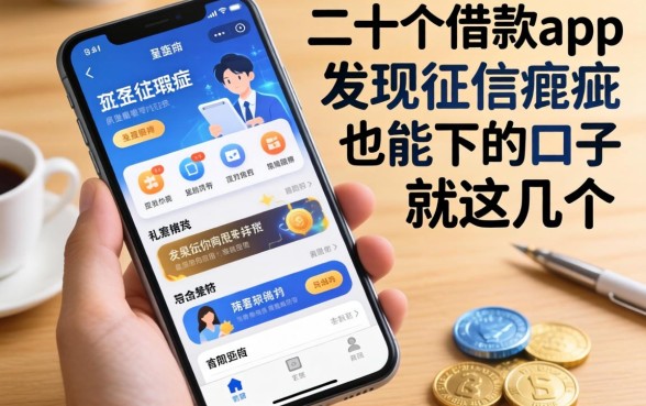 我翻遍了手机里二十个借款app，发现征信瑕疵也能下的口子就这几个