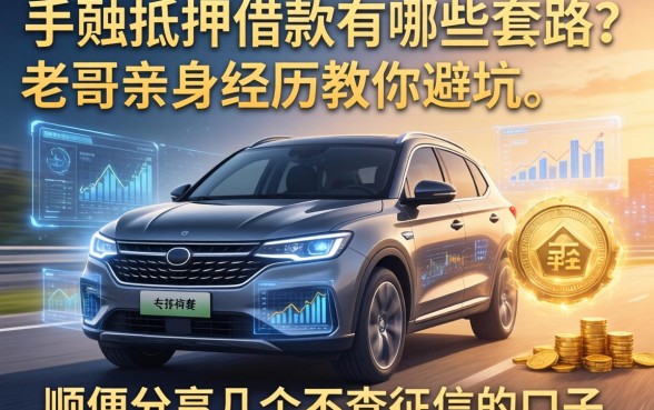 车抵押借款有哪些套路？老哥亲身经历教你避坑，顺便分享几个不查征信的口子