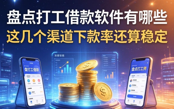 盘点打工借款软件有哪些，这几个渠道下款率还算稳定