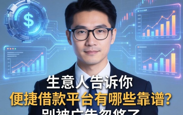 生意人告诉你：便捷借款平台有哪些靠谱？别被广告忽悠了