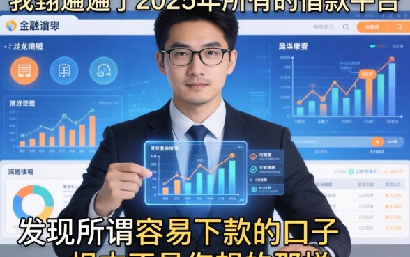 我翻遍了2025年所有的借款平台，发现所谓容易下款的口子根本不是你想的那样