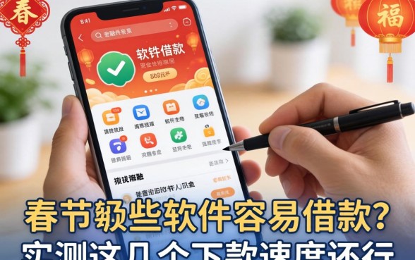 春节哪些软件容易借款？实测这几个下款速度还行