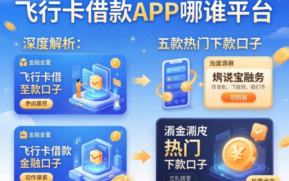 飞行卡借款app是哪个平台，深度解析五款热门下款口子