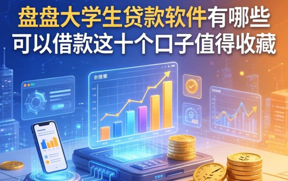 盘点大学生贷款软件有哪些可以借款，这十个口子值得收藏