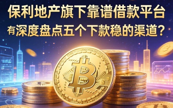 保利地产旗下靠谱借款平台有哪些？深度盘点五个下款稳的渠道