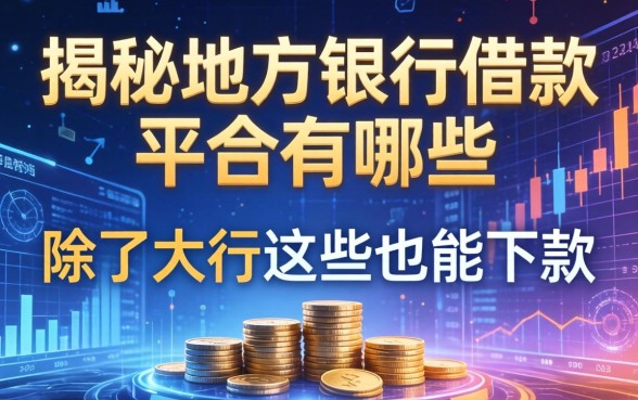 揭秘地方银行借款平台有哪些：除了大行这些也能下款
