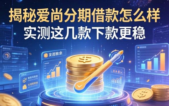 揭秘爱尚分期借款怎么样，实测这几款下款更稳