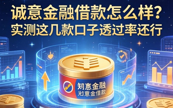 诚意金融借款怎么样？实测这几款口子通过率还行