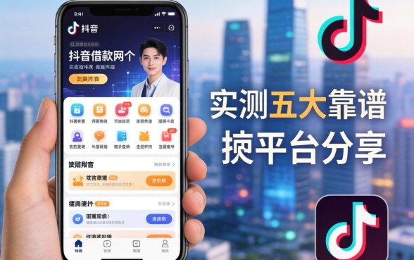 抖音里借款软件是哪个，实测五大靠谱平台分享