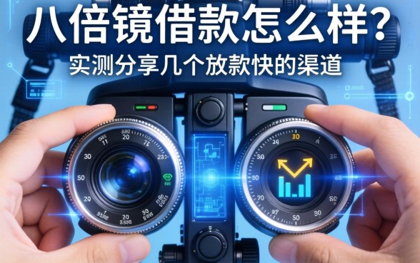八倍镜借款怎么样？实测分享几个放款快的渠道