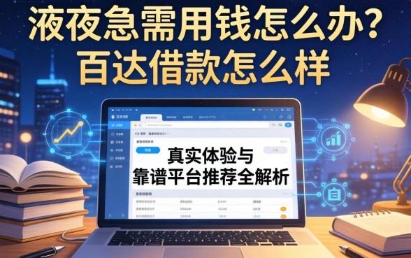 深夜急需用钱怎么办？百达借款怎么样？真实体验与靠谱平台推荐全解析