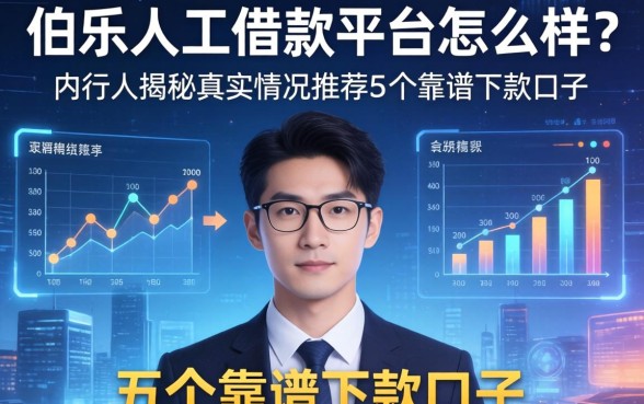 伯乐人工借款平台怎么样？内行人揭秘真实情况并推荐五个靠谱下款口子