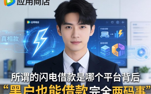 我翻遍了应用商店，发现所谓的闪电借款是哪个平台背后，真相和黑户也能借款的宣传完全两码事