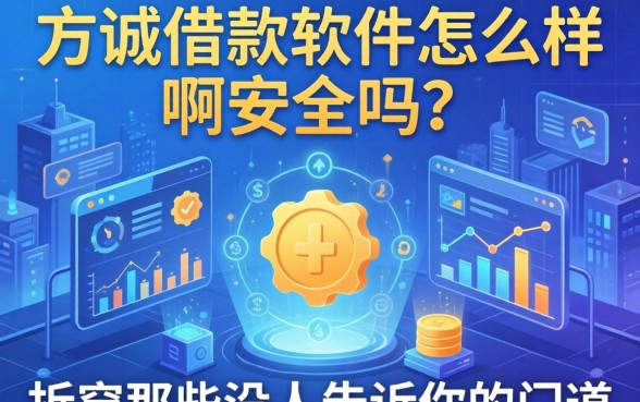 方诚借款软件怎么样啊安全吗？拆穿那些没人告诉你的门道
