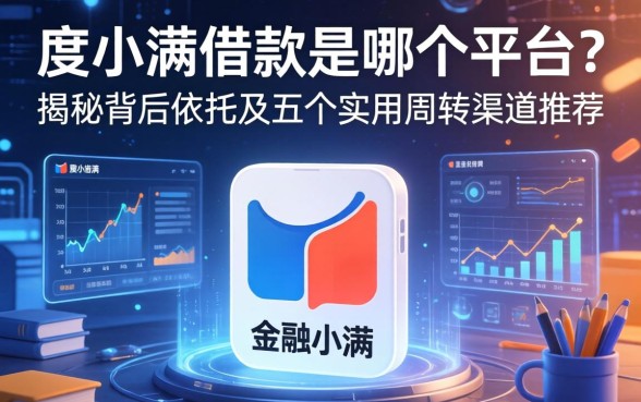 度小满借款是哪个平台的？揭秘背后依托及五个实用周转渠道推荐