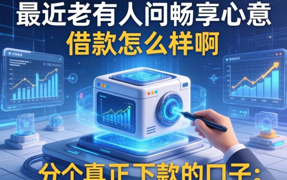 最近老有人问畅享心意借款怎么样啊，分享几个真正下款的口子