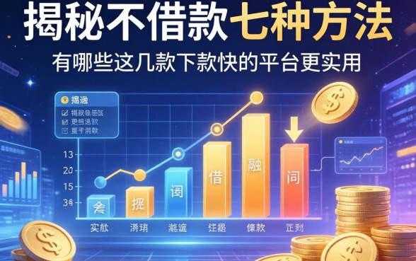揭秘不借款的七种方法有哪些，这几款下款快的平台更实用