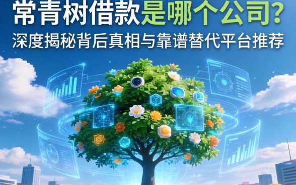 常青树借款是哪个公司的？深度揭秘背后真相与靠谱替代平台推荐