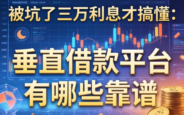被坑了三万利息才搞懂：垂直借款平台有哪些靠谱