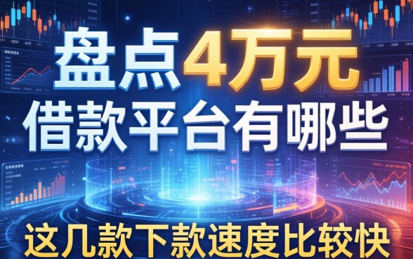 盘点4万元借款平台有哪些呢，这几款下款速度比较快