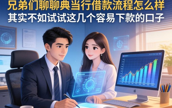 兄弟们聊聊典当行的借款流程怎么样，其实不如试试这几个容易下款的口子