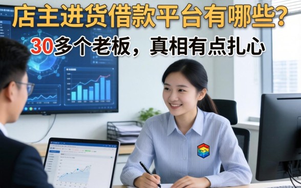 店主进货借款平台有哪些？我采访了30多个老板，真相有点扎心