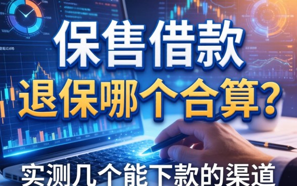 保单借款和退保哪个合算？实测几个能下款的渠道