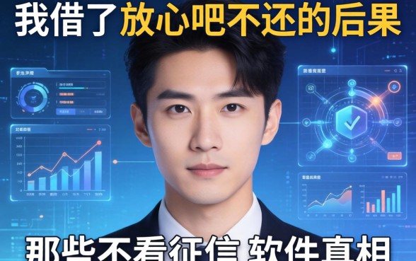 我借了放心吧不还的后果，和那些不看征信的软件真相