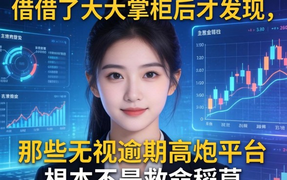 我借了大大掌柜后才发现，那些无视逾期的高炮平台根本不是救命稻草