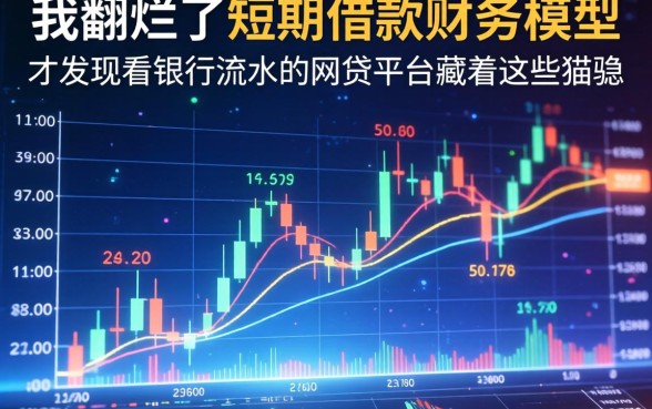我翻烂了短期借款财务模型，才发现看银行流水的网贷平台藏着这些猫腻