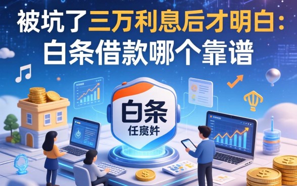 被坑了三万利息后才明白：白条借款哪个靠谱