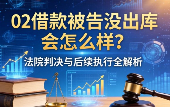 ok借款被告没出庭会怎么样？法院判决与后续执行全解析