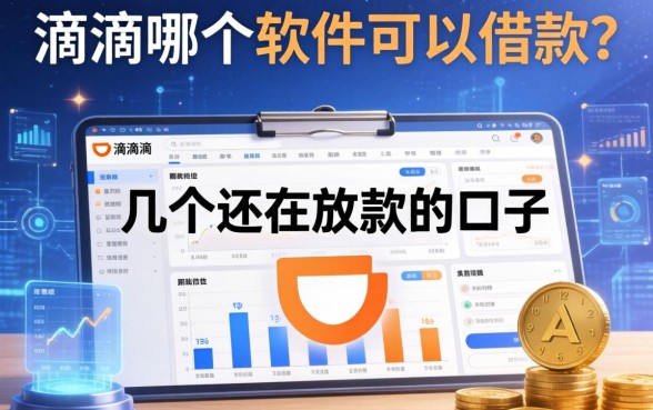 滴滴哪个软件可以借款？整理了几个还在放款的口子
