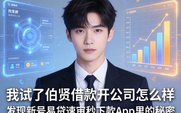 我试了伯贤借款开公司怎么样，发现新号易贷速审秒下款app里的秘密