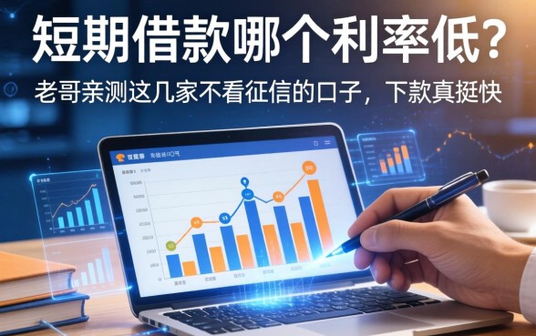 短期借款哪个利率低？老哥亲测这几家不看征信的口子，下款真挺快