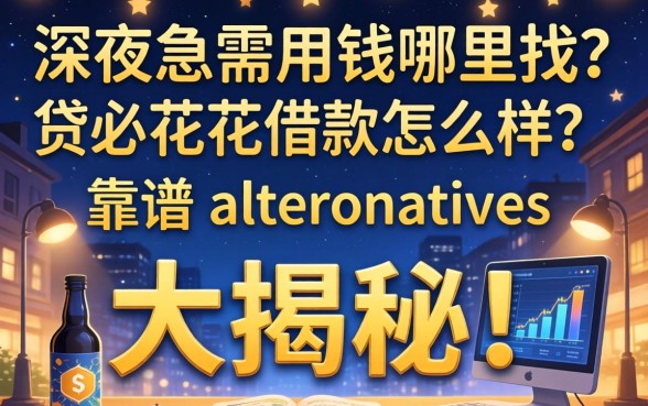 深夜急需用钱哪里找？贷必花花借款怎么样？靠谱 alternatives 大揭秘！