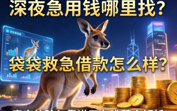 深夜急用钱哪里找？袋鼠救急借款怎么样？真实体验与靠谱平台推荐全解析