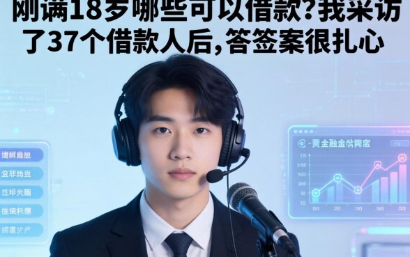 刚满18岁哪些可以借款？我采访了37个借款人后，答案很扎心