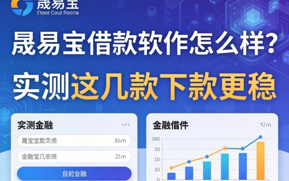 晟易宝借款软件怎么样？实测这几款下款更稳