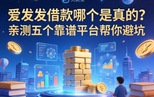 爱发发借款哪个是真的？亲测五个靠谱平台帮你避坑